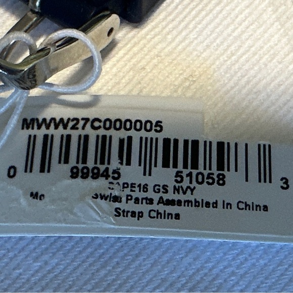 Michele Cape Chronograph Blue Dial Yellow Topaz Markers FULL SET - Picture 11 of 13